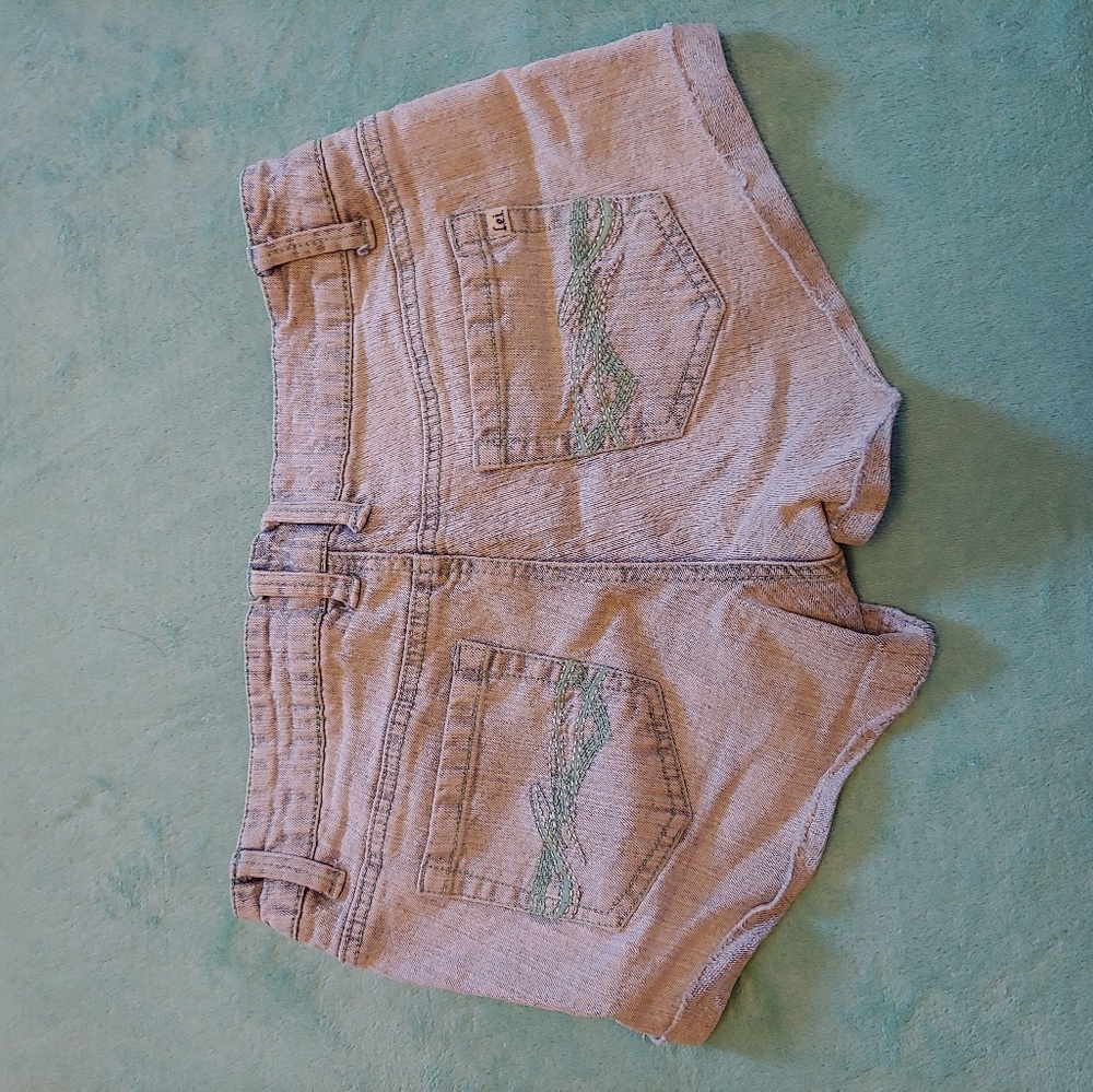 Lei Denim Shorts Junior size 11 Light Blue